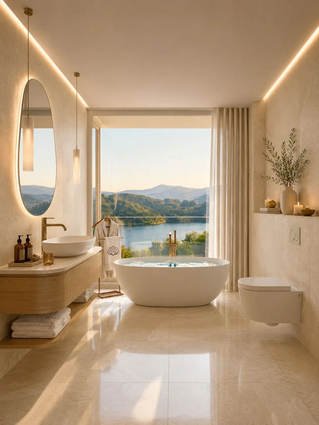 Sypialnia w apartamencie Boutique