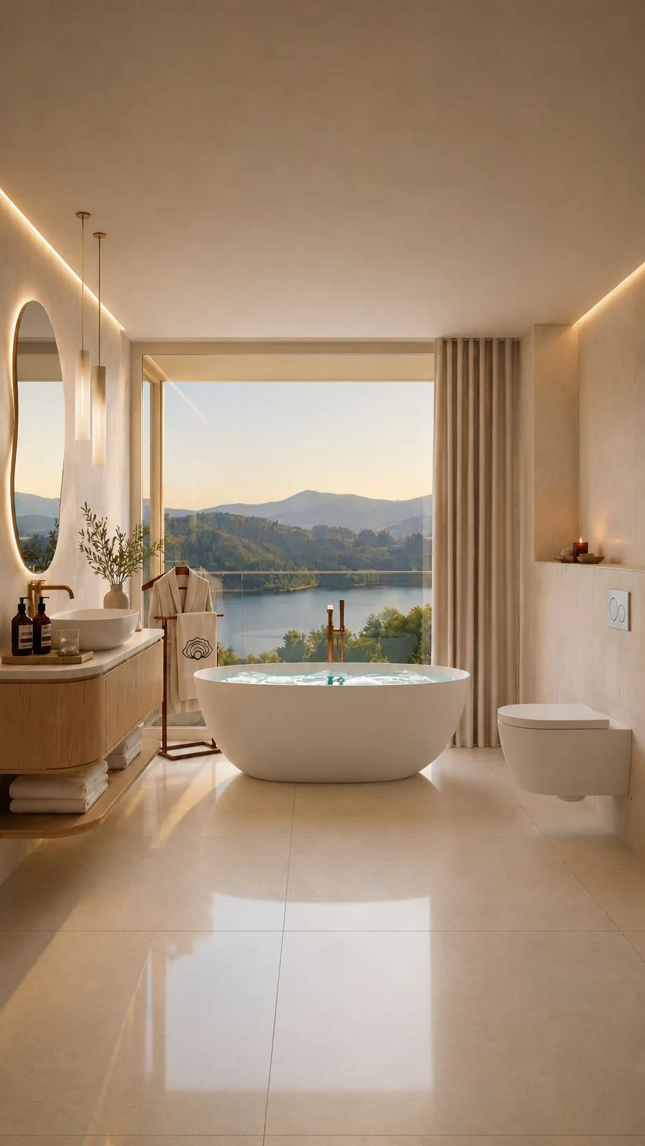 Łazienka w apartamencie Boutique