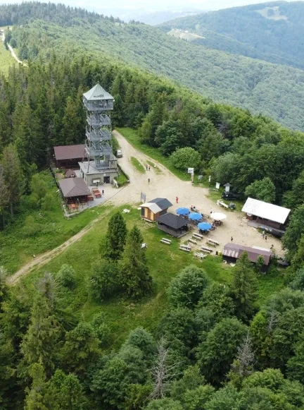 Wielka Czantoria na polsko-czeskiej granicy.